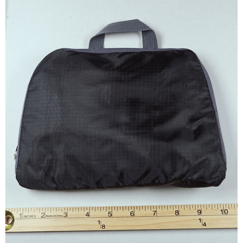 Miami carry-on foldable backpack Black‎ And Grey NWOT